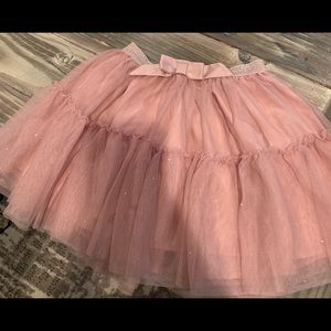 Girls Blush Tulle skirt